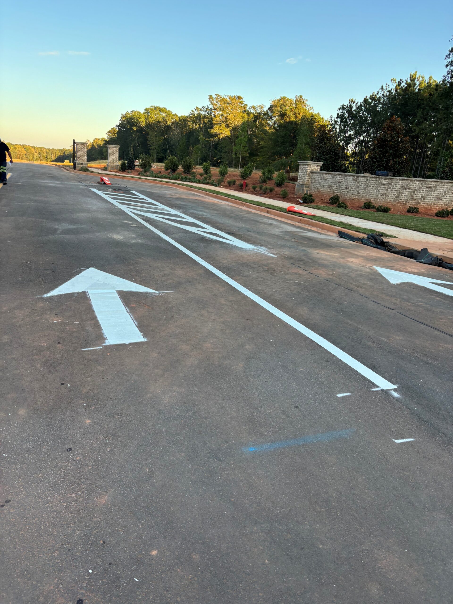 On Time, On Point: A Thermoplastic Striping Project in McDonough, GA